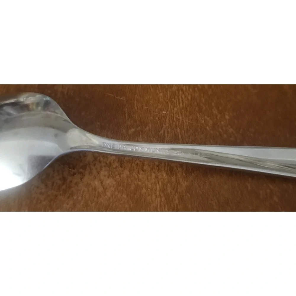 3 Piece Set Oneida Community Stainless Twin Star Teaspoons VTG Cottagecore MCM